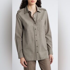NWT COS Wool & Linen Shirt